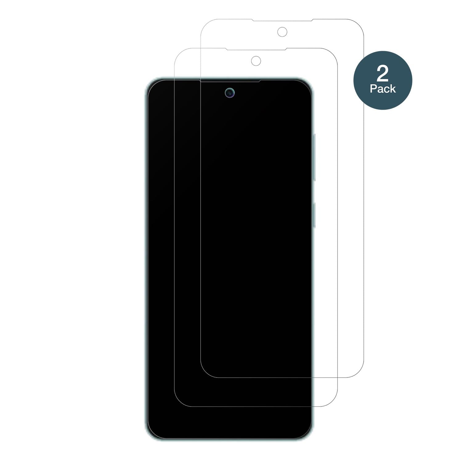 2x 9H Schutzfolie matt für Samsung Galaxy M55 5G P (2)