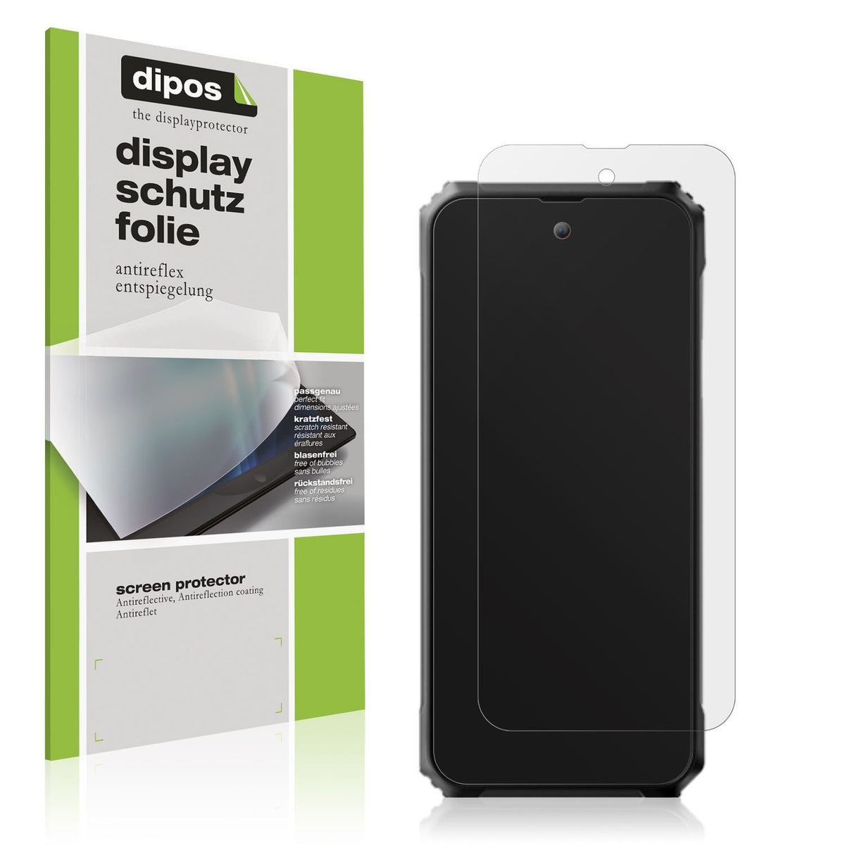 4x Schutzfolie matt für Blackview BL8000 Display-S (1)