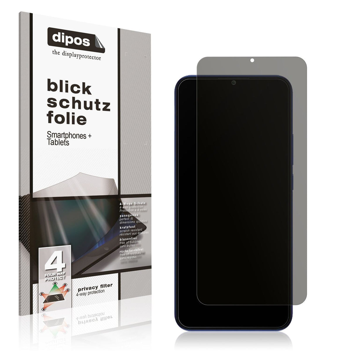Blickschutzfolie für General Mobile GM 21 matt Sch (1)