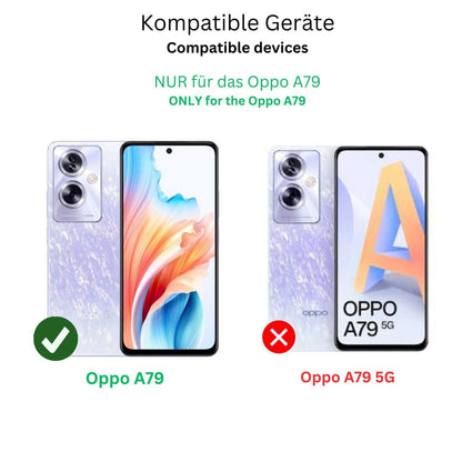 2x Full Cover Schutzfolie matt für Oppo A79 (2)