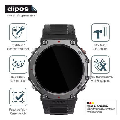 2x 9H Schutzfolie für Amazfit T-Rex 3 Panzerfolie (7)