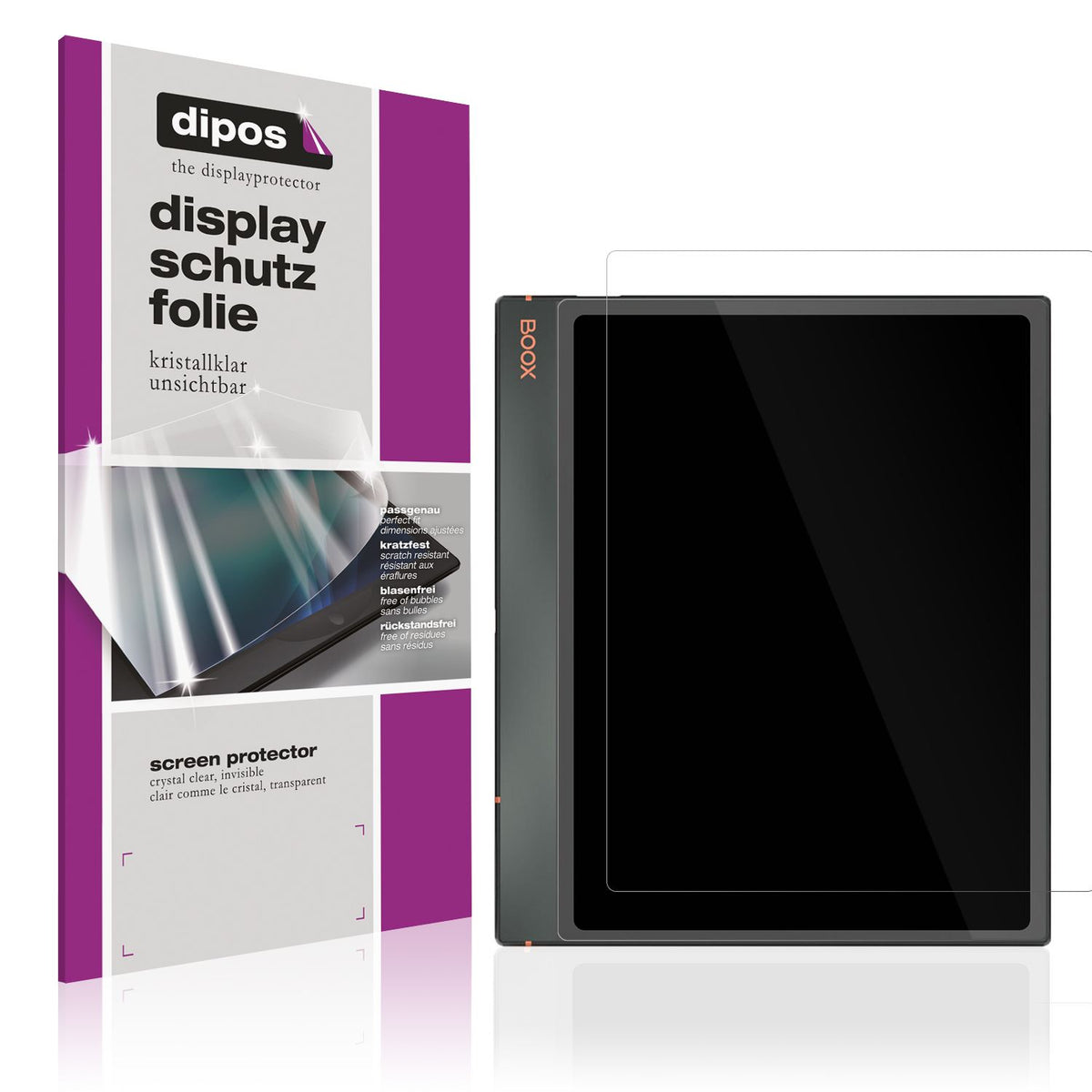 2x Schutzfolie klar für Onyx Boox Note Air3 C Disp (1)