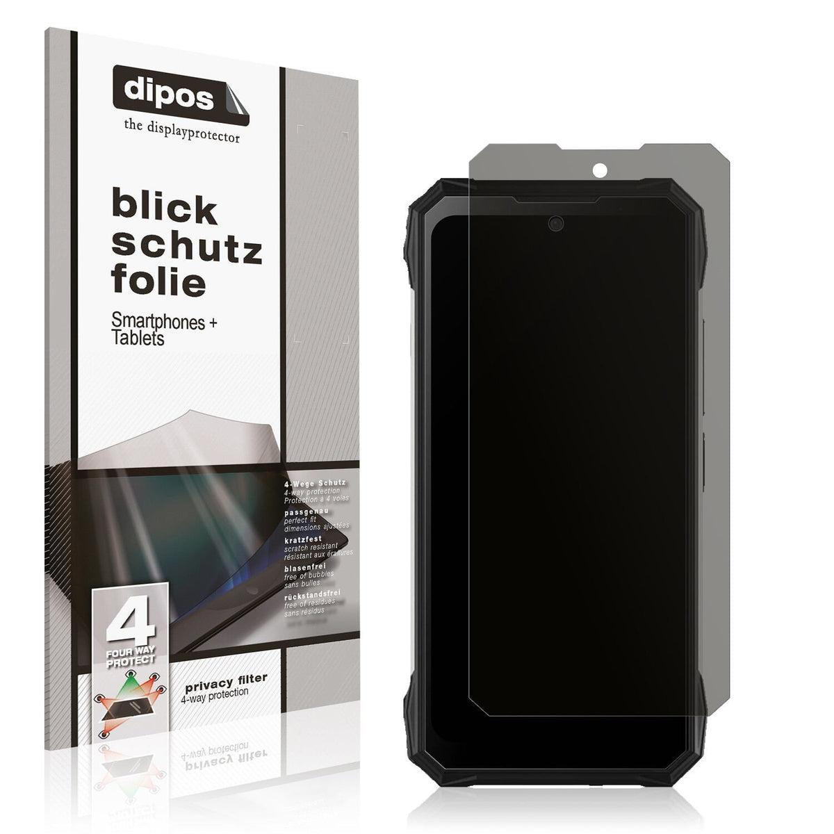 Blickschutzfolie für Doogee S89 Pro matt Schutzfol (1)