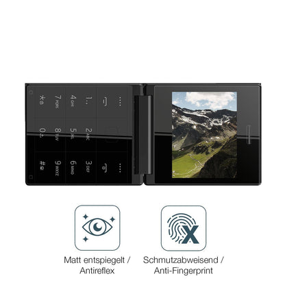 2x 9H Schutzfolie matt für Itel Flip One Panzerfol (5)