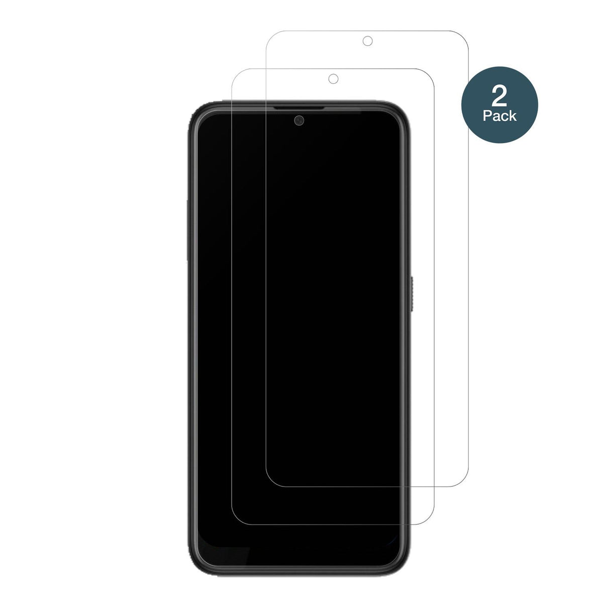 2x 9H Schutzfolie matt für HTC Wildfire E1 Plus Pa (2)