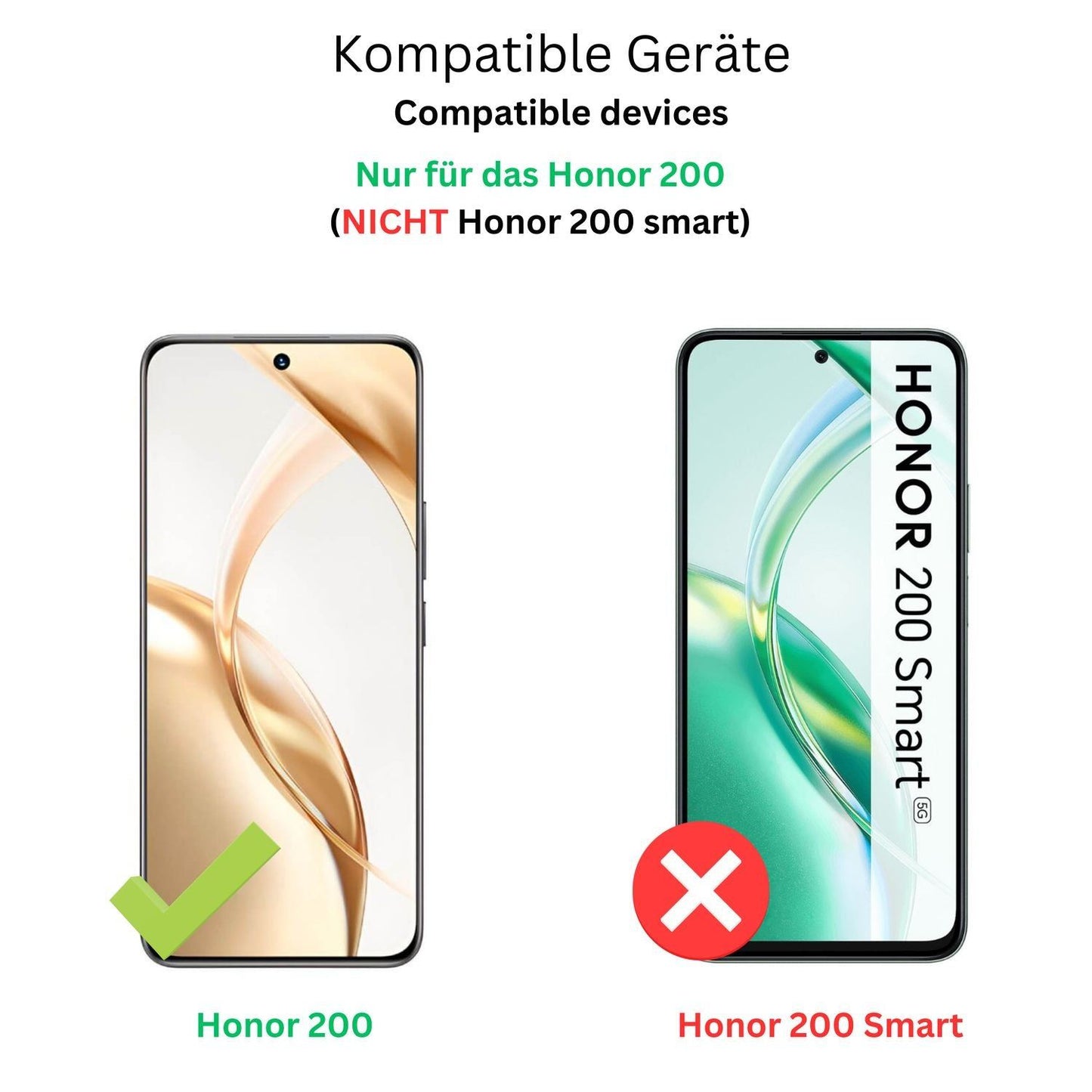 2x 3D Full Cover Schutzfolie für Honor 200 (2)