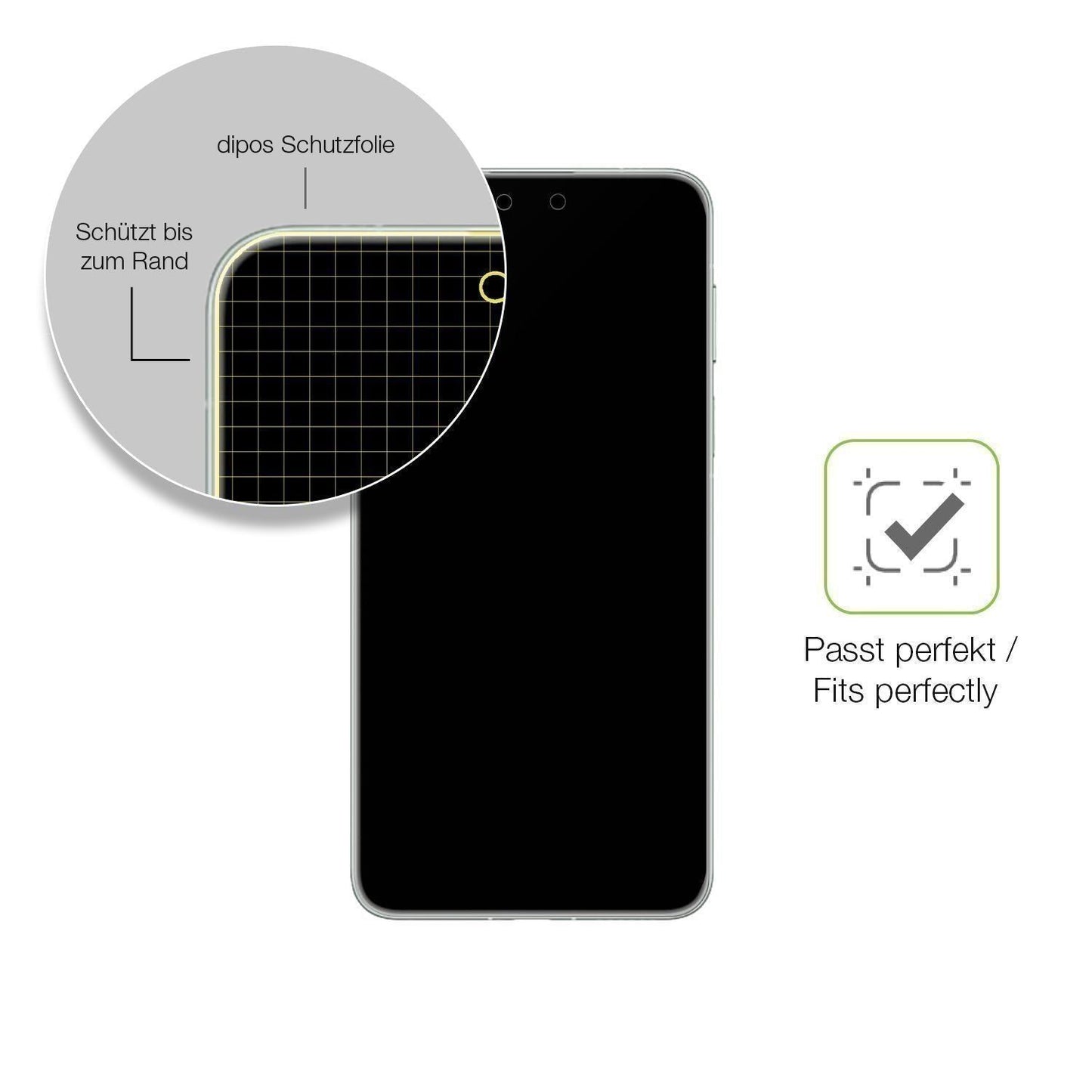 2x Full Cover Schutzfolie matt für Huawei Mate 70 (6)