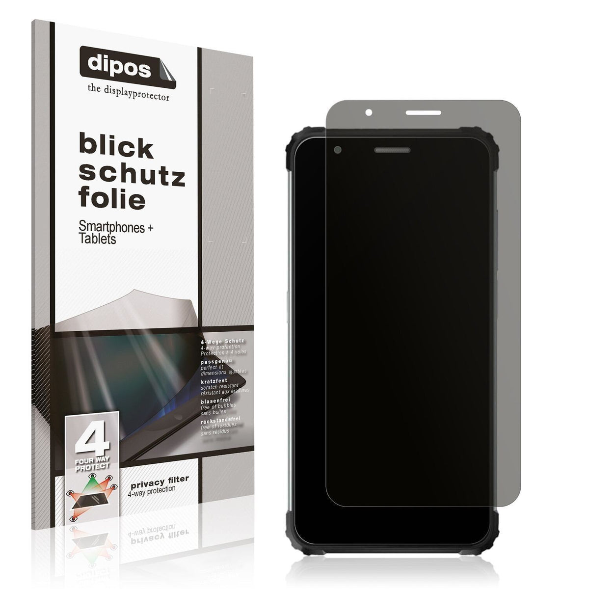 Blickschutzfolie für Blackview BV6600E matt Schutz (1)