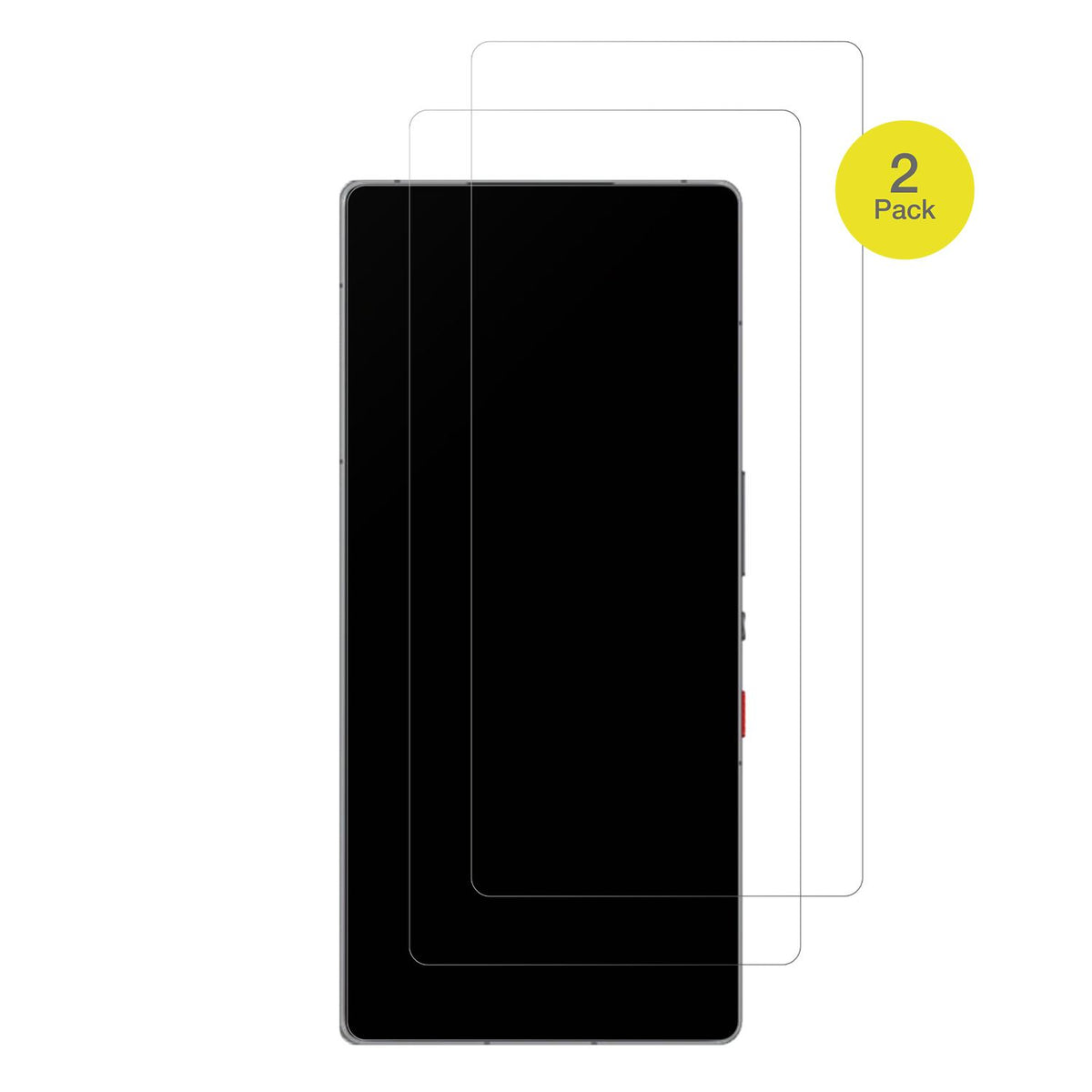 2x Full Cover Schutzfolie matt für Nubia REDMAGIC  (2)