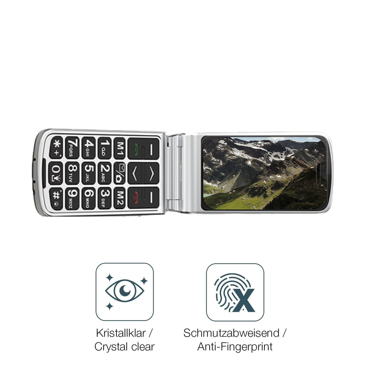 2x 9H Schutzfolie für Sweetlink F3 Plus 4G Panzerf (5)