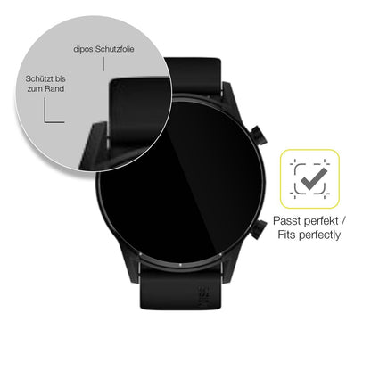 2x 3D Full Cover Schutzfolie für Tecno Watch Pro 2 (6)
