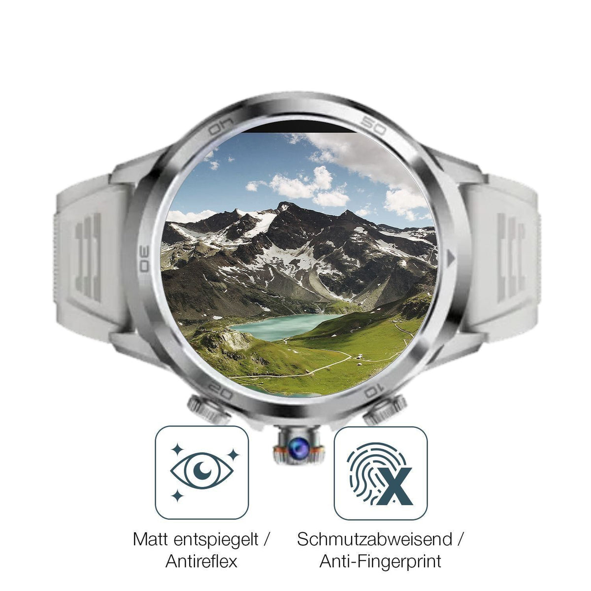 6x Schutzfolie matt für Rogbid R2 1.8 Zoll Display (4)