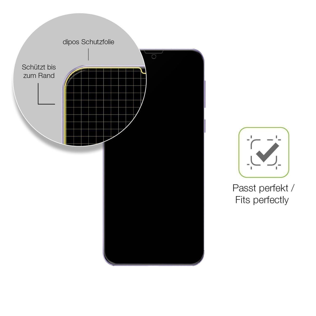 2x Full Cover Schutzfolie matt für Ulefone Note 6P (6)
