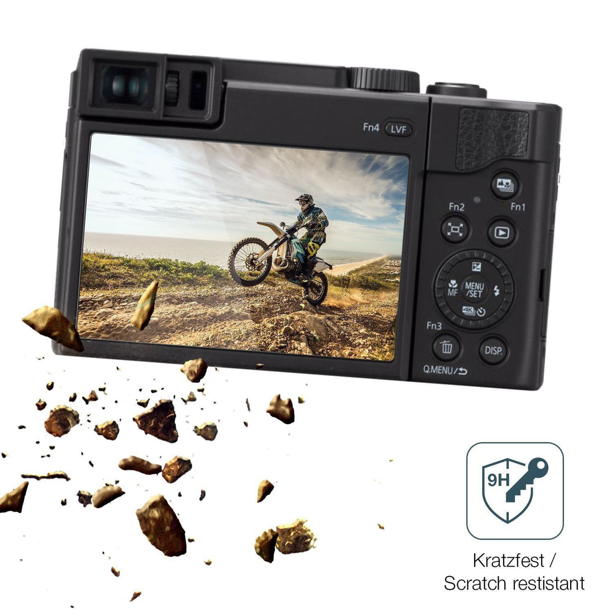 2x 9H Schutzfolie für Sony FX9 Panzerfolie (3)