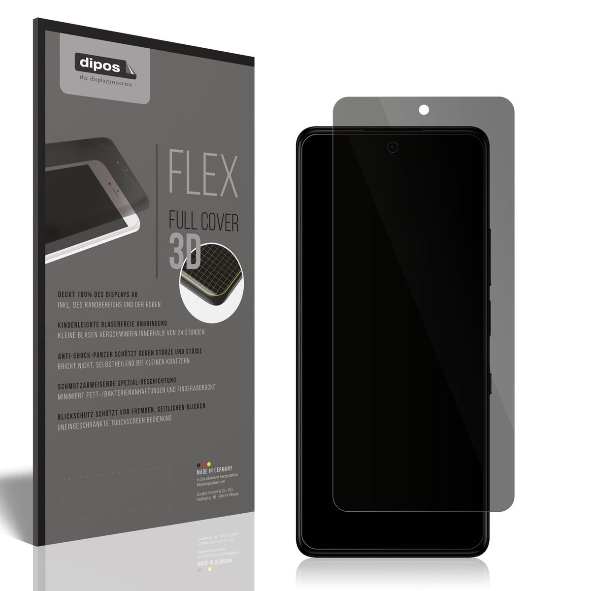 Full Cover Privacy Blickschutzfolie für TCL 50 NXT (1)