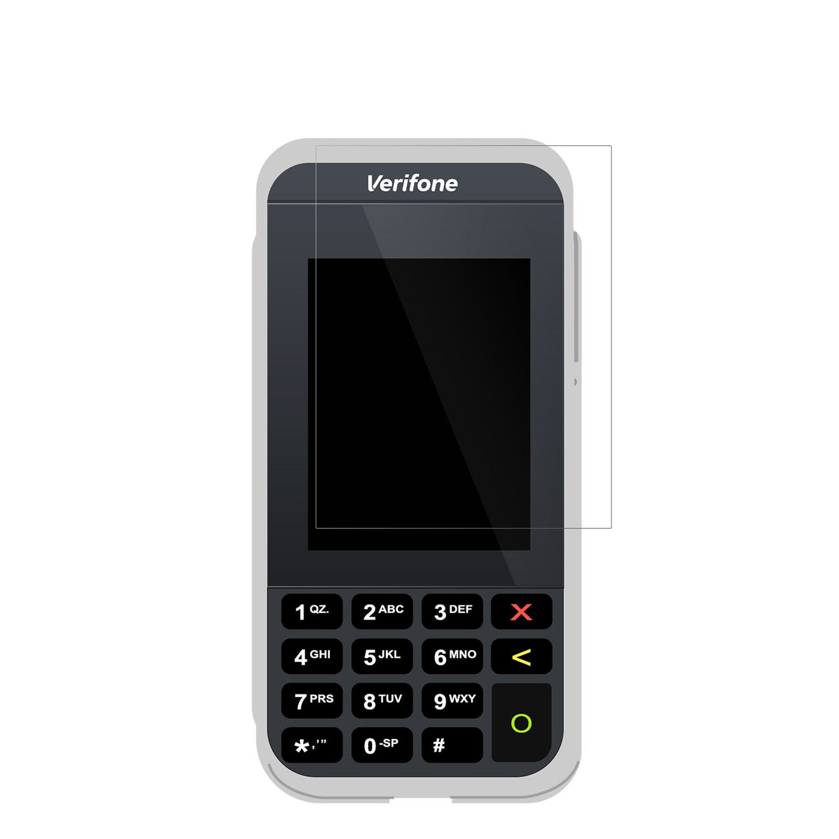 4x Schutzfolie klar für Verifone e285 Display-Schu (2)