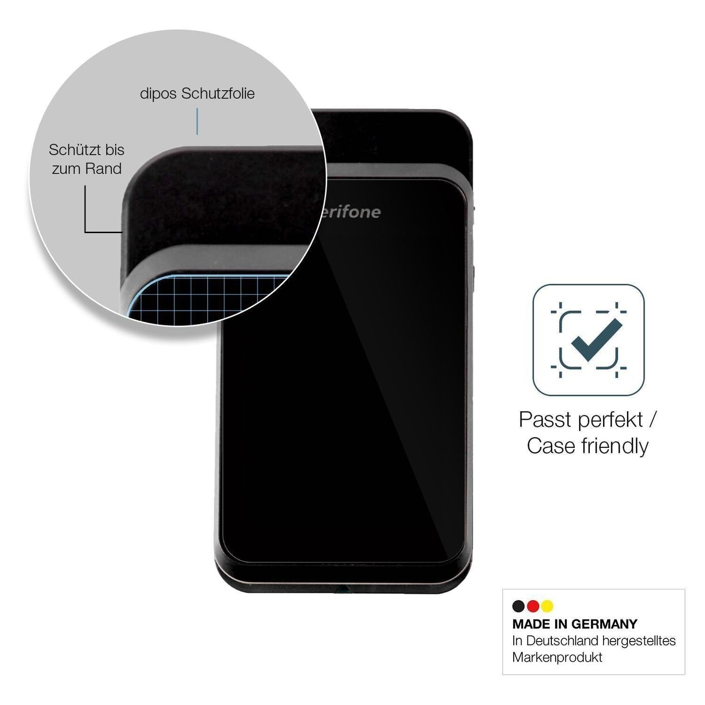2x 9H Schutzfolie für Verifone e280s Panzerfolie (6)
