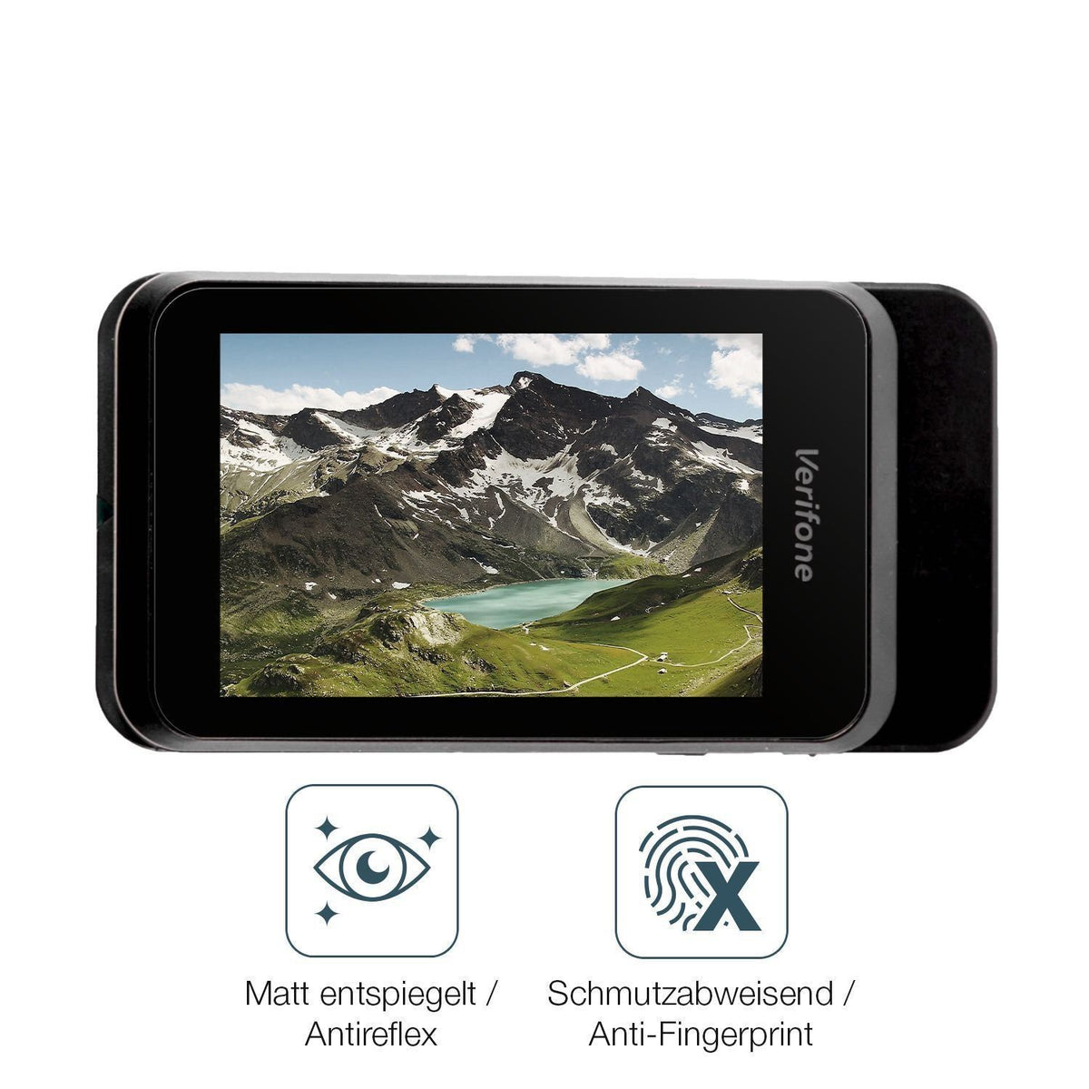 2x 9H Schutzfolie matt für Verifone e280s Panzerfo (5)