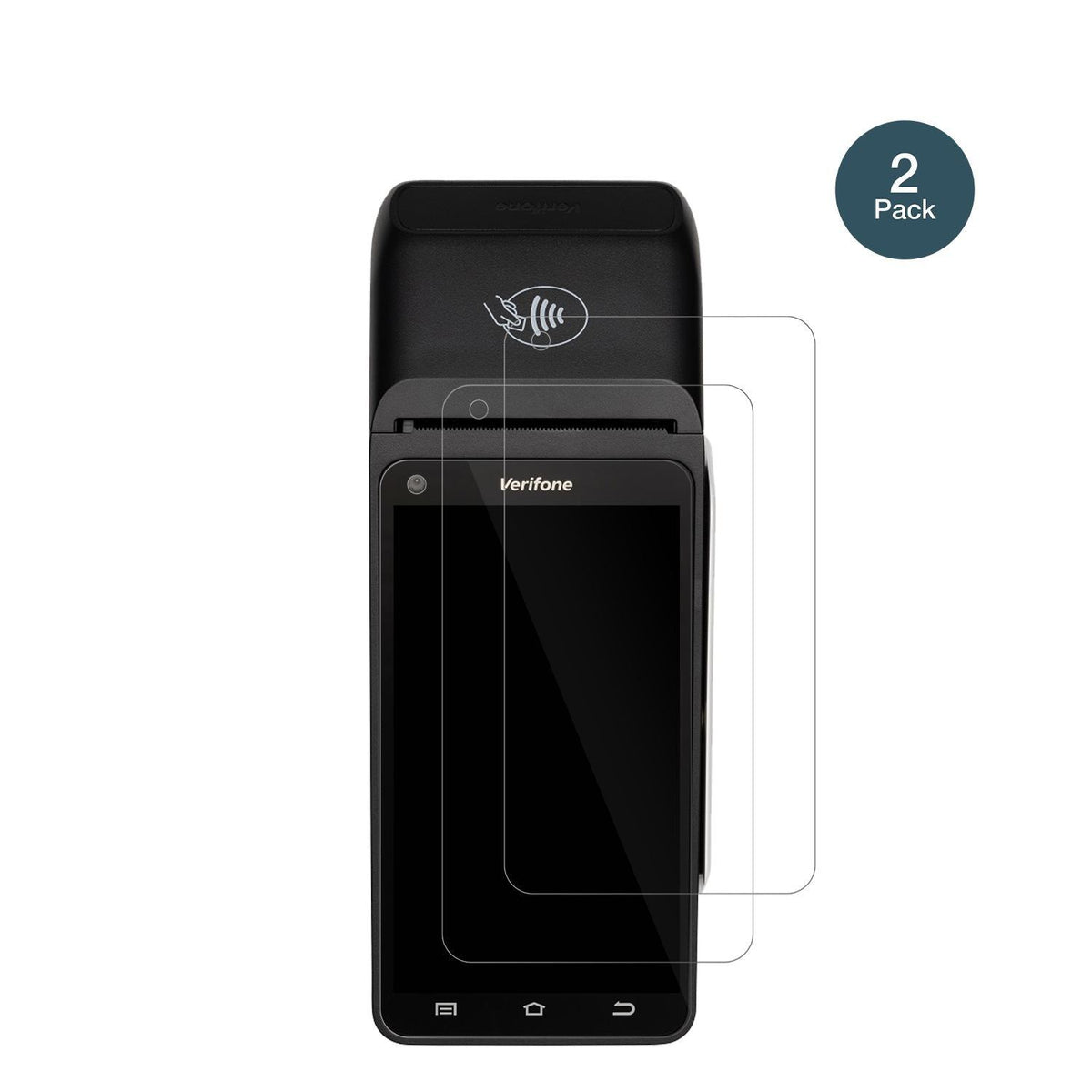 2x 9H Schutzfolie für Verifone T650c Panzerfolie (2)
