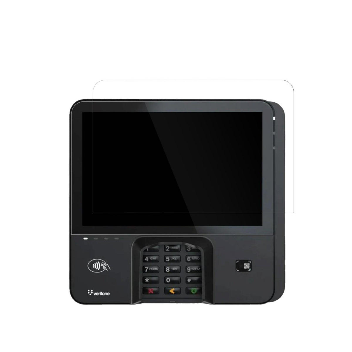 2x Schutzfolie klar für Verifone M425 Display-Schu (2)