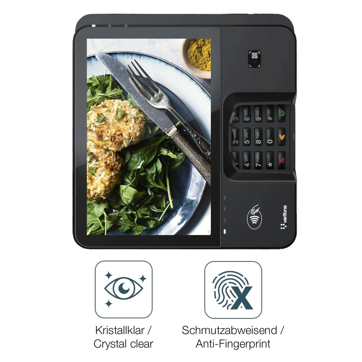 2x 9H Schutzfolie für Verifone M425 Panzerfolie (5)