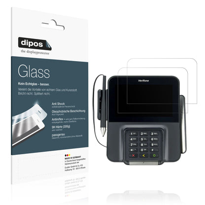 2x 9H Schutzfolie matt für Verifone M400 Panzerfol (1)