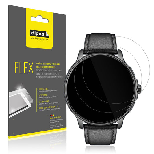 2x 3D Full Cover Schutzfolie für Smartwatch 28.5mm (1)