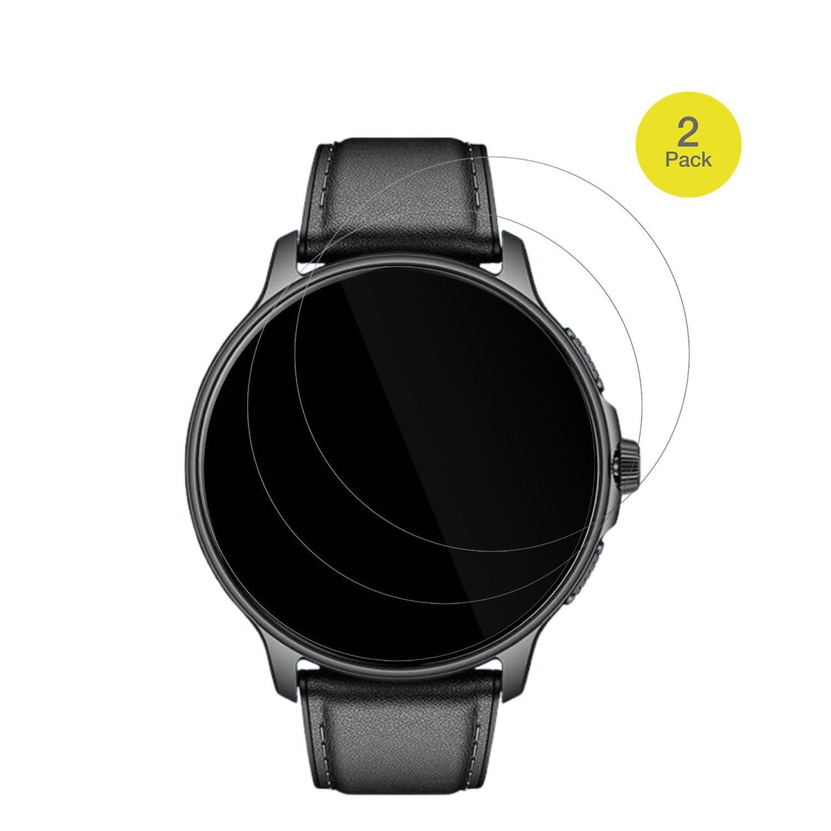 2x 3D Full Cover Schutzfolie für Smartwatch 28.5mm (2)