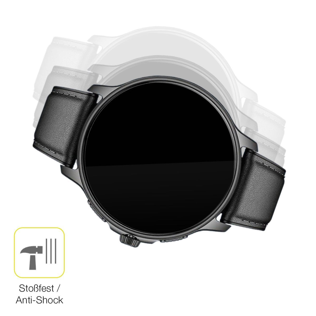 2x 3D Full Cover Schutzfolie für Smartwatch 28.5mm (4)