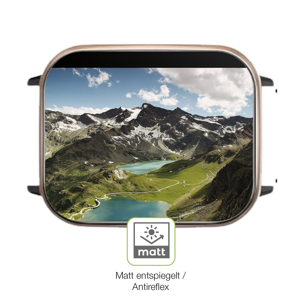 2x Full Cover Schutzfolie matt für Banlvs T6 1.83  (5)