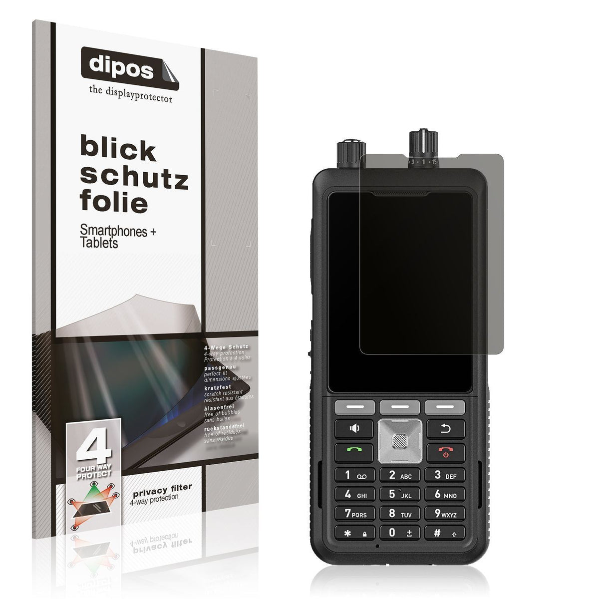 Blickschutzfolie für Sonim XP5 Plus matt Schutzfol (1)