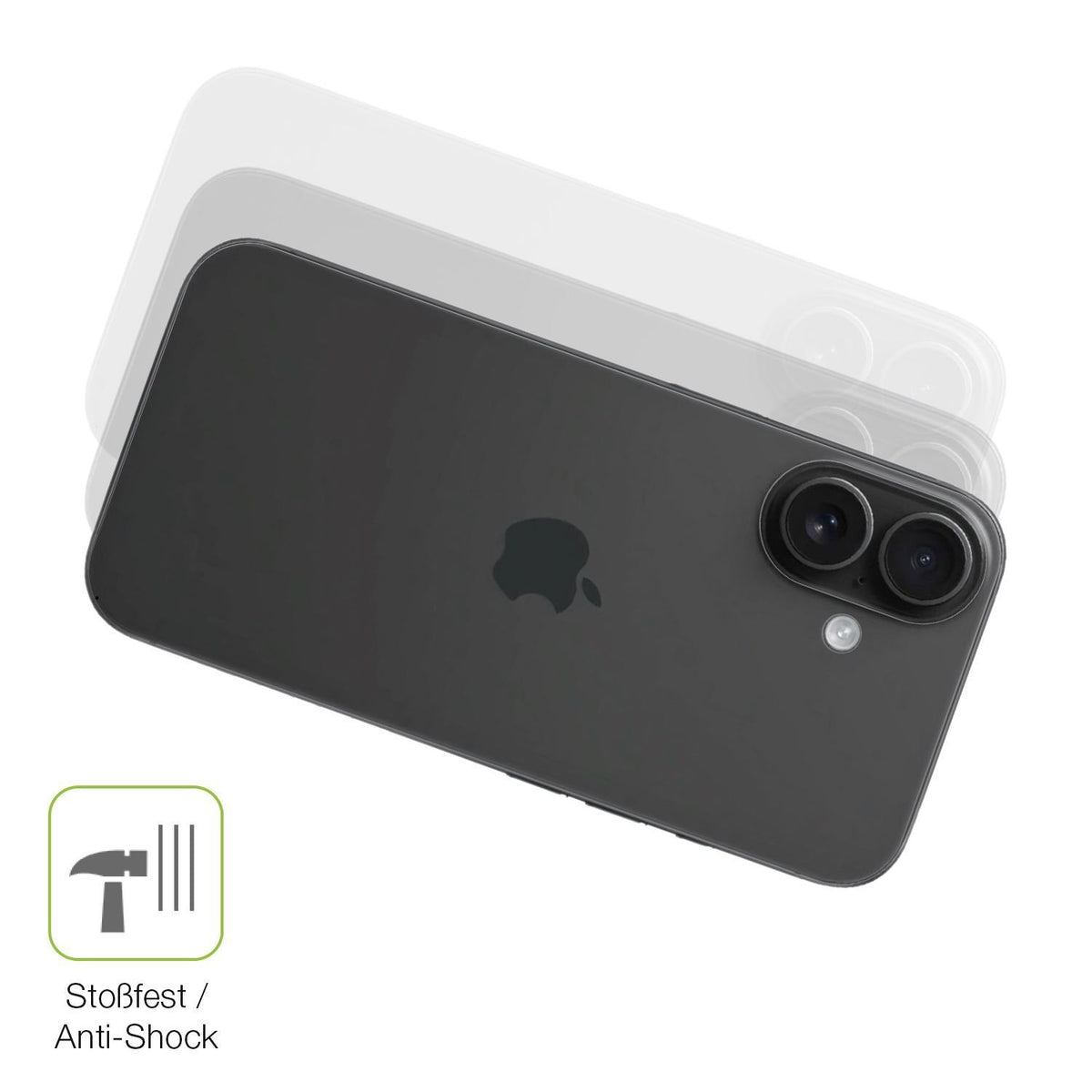 2x Full Cover Schutzfolie matt für Apple iPhone 16 (4)