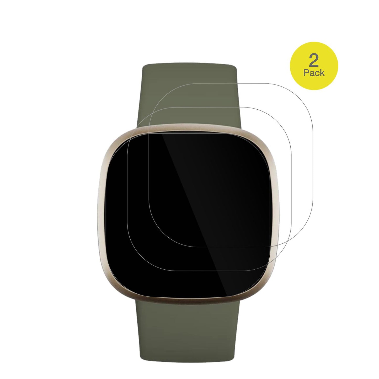 2x 3D Full Cover Schutzfolie für Fitbit Versa 3 (2)