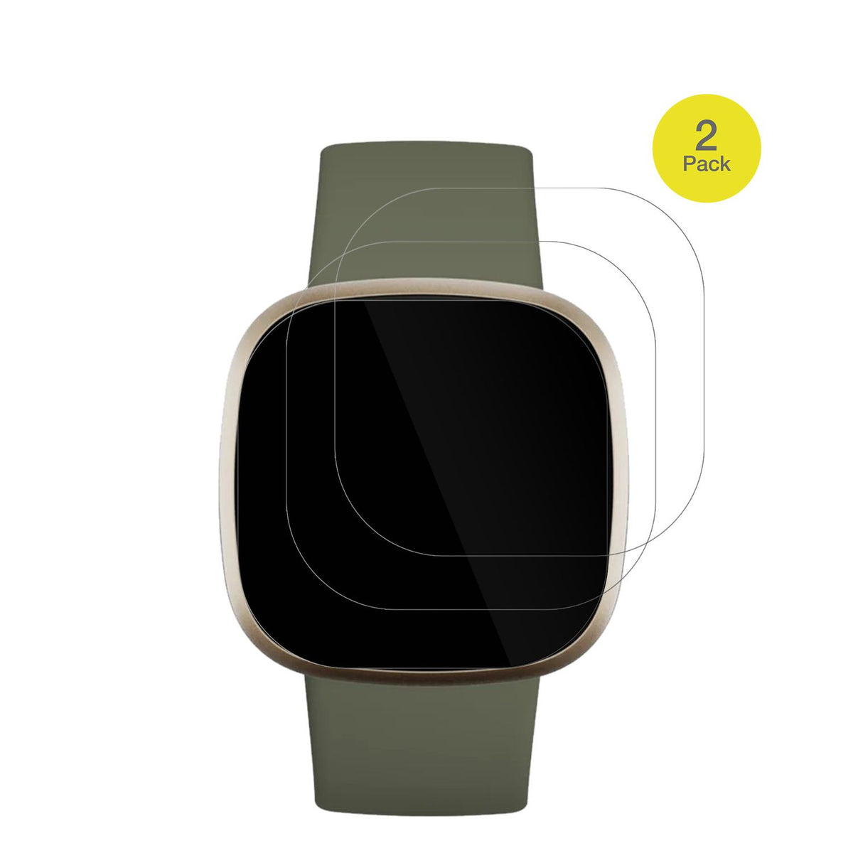 2x 3D Full Cover Schutzfolie für Fitbit Versa 3 (2)