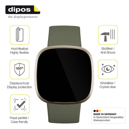 2x 3D Full Cover Schutzfolie für Fitbit Versa 3 (7)