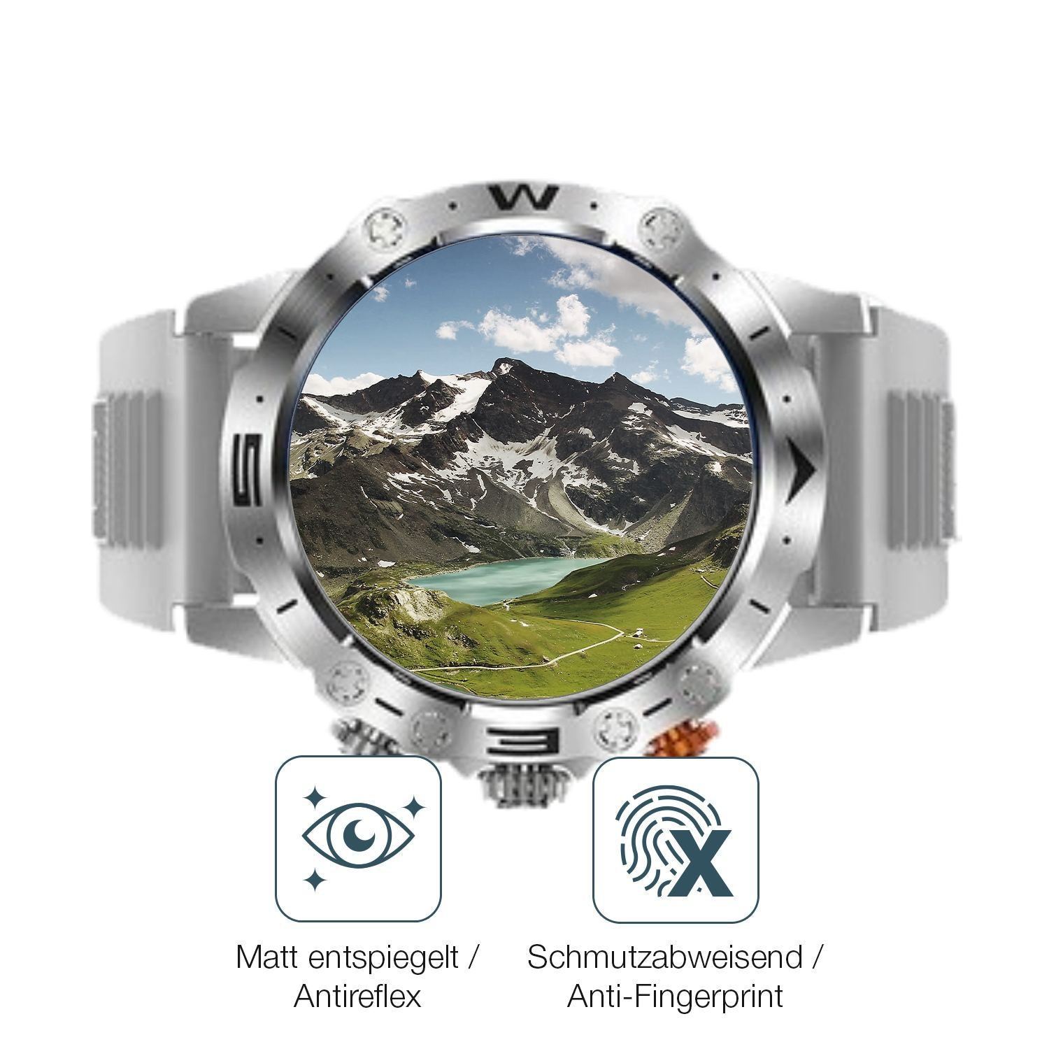 2x 9H Schutzfolie matt für DekeFit MT43 PRo 1.53 Z (5)