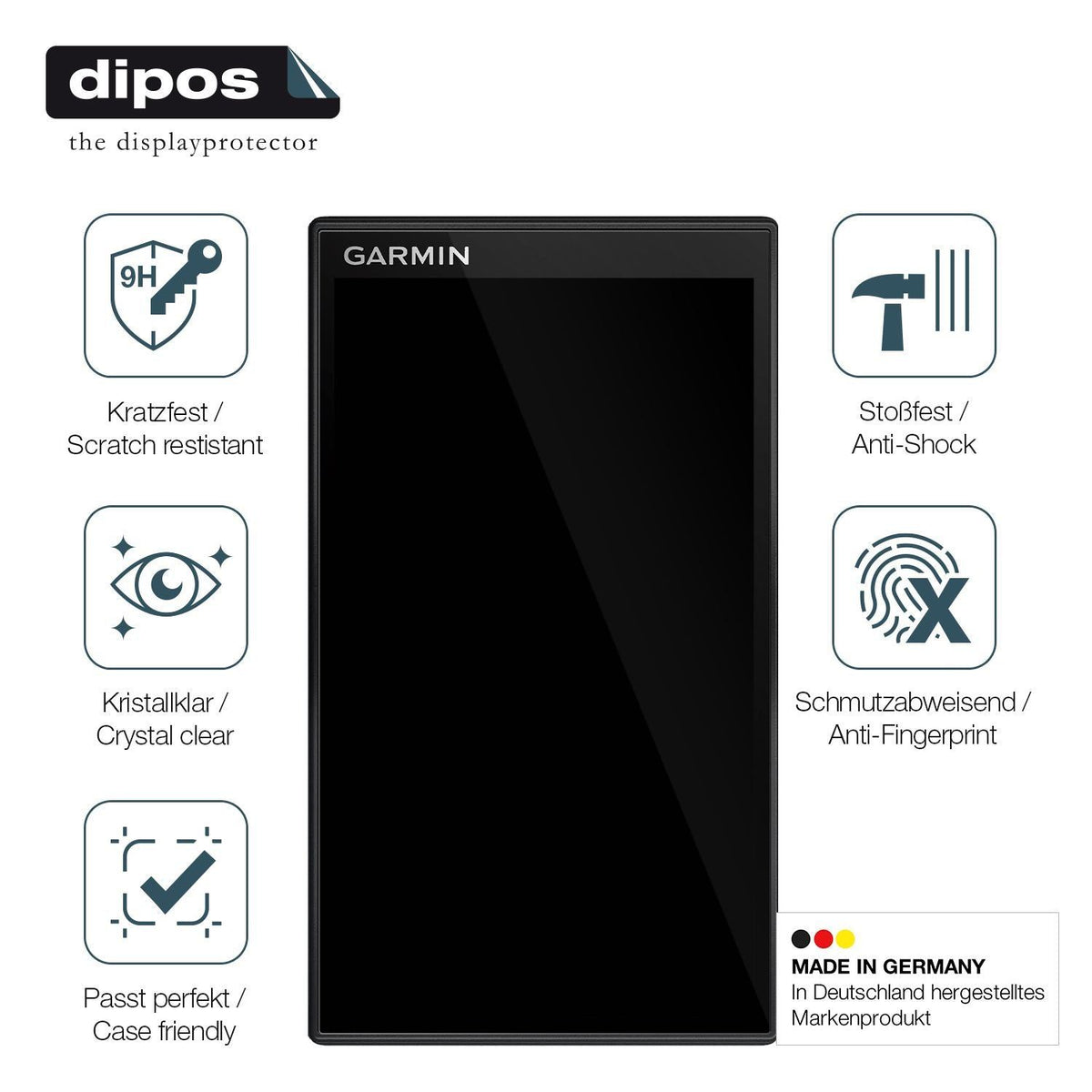 2x 9H Schutzfolie für Garmin DriveSmart 66 Panzerf (7)