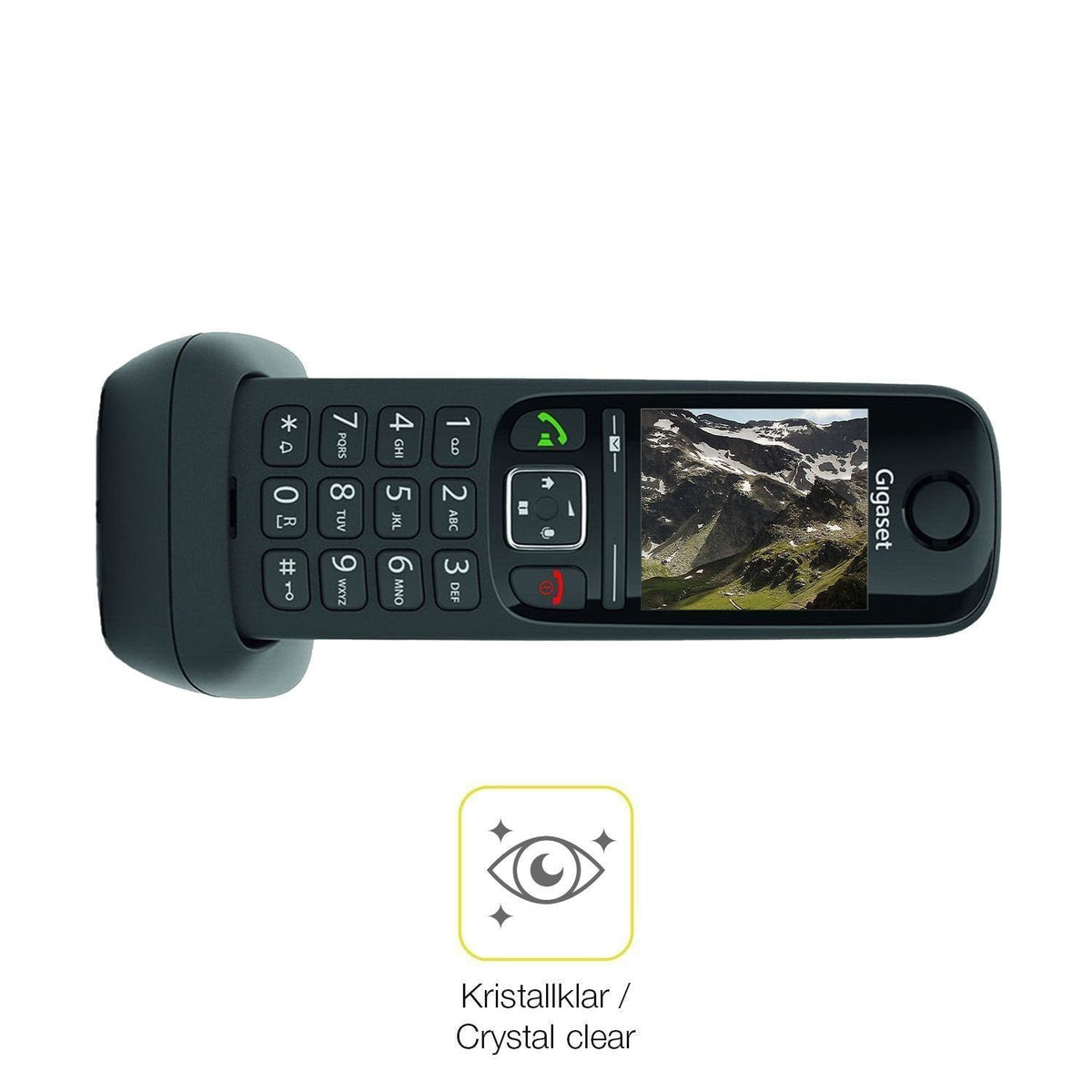 2x 3D Full Cover Schutzfolie für Gigaset AS690 DEC (5)