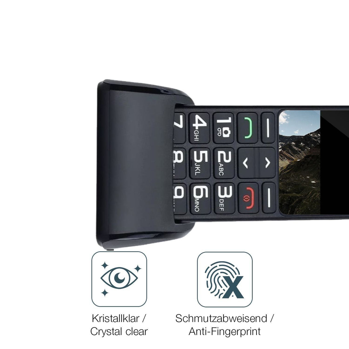 4x Schutzfolie klar für Artfone CS182 Display-Schu (4)