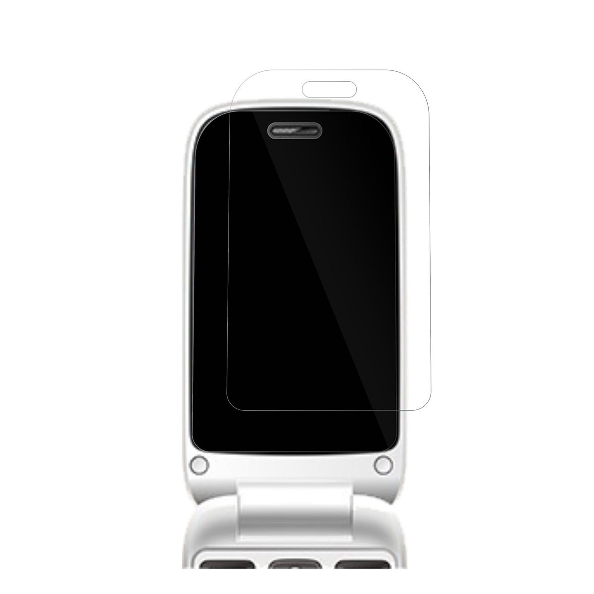 4x Schutzfolie klar für TRUE S70 Seniorenhandy Dis (2)
