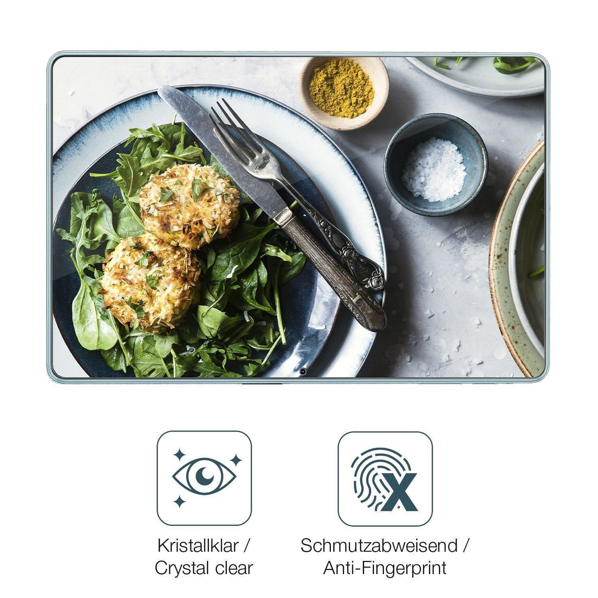 2x Schutzfolie klar für DeerTime E15 Display-Schut (4)