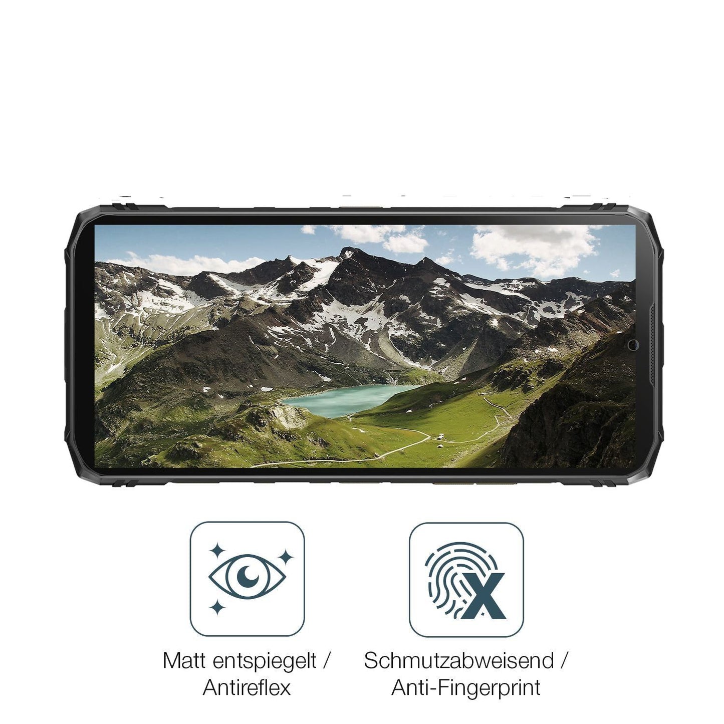 4x Schutzfolie matt für Doogee Blade 10 Power Disp (4)
