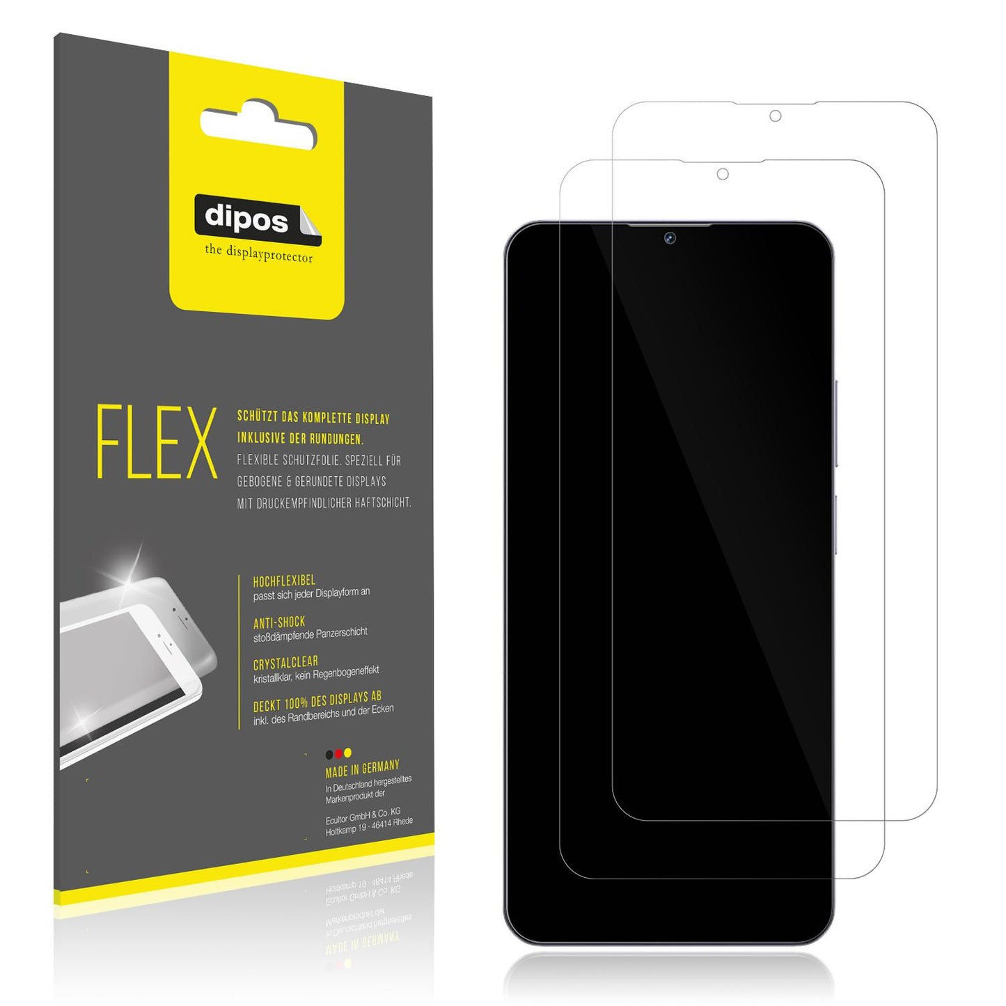 2x 3D Full Cover Schutzfolie für Realme Note 60 (1)