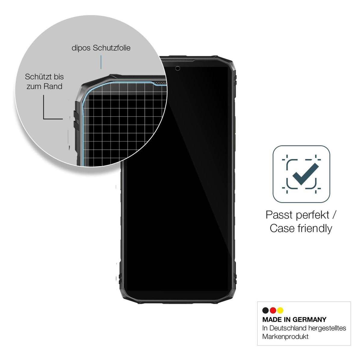 2x 9H Schutzfolie für Doogee Blade 10 Outdoor Panz (6)