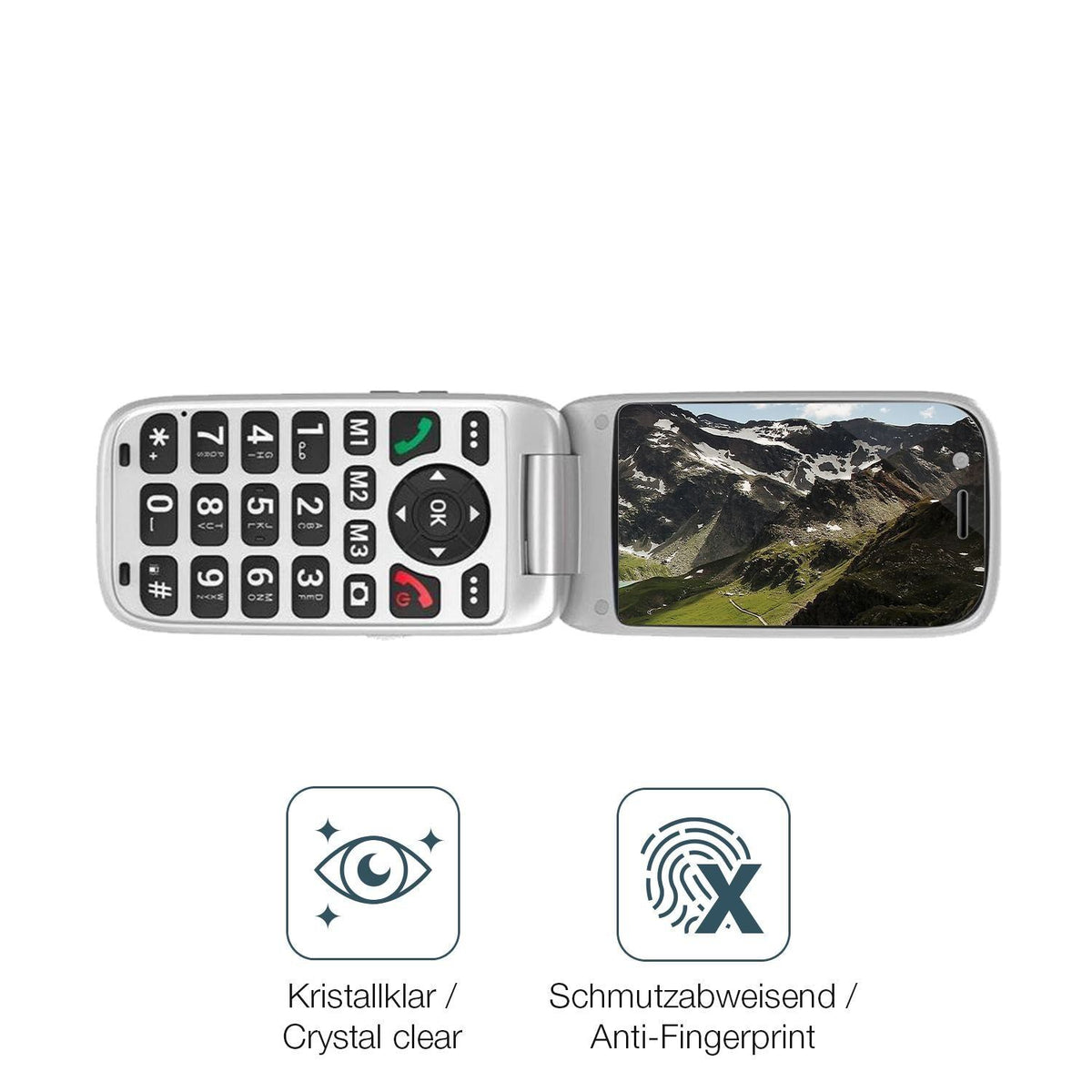 2x 9H Schutzfolie für SPC Polaris 4G Panzerfolie (5)