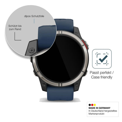 2x 9H Schutzfolie für Garmin quatrix 7 Pro Panzerf (6)