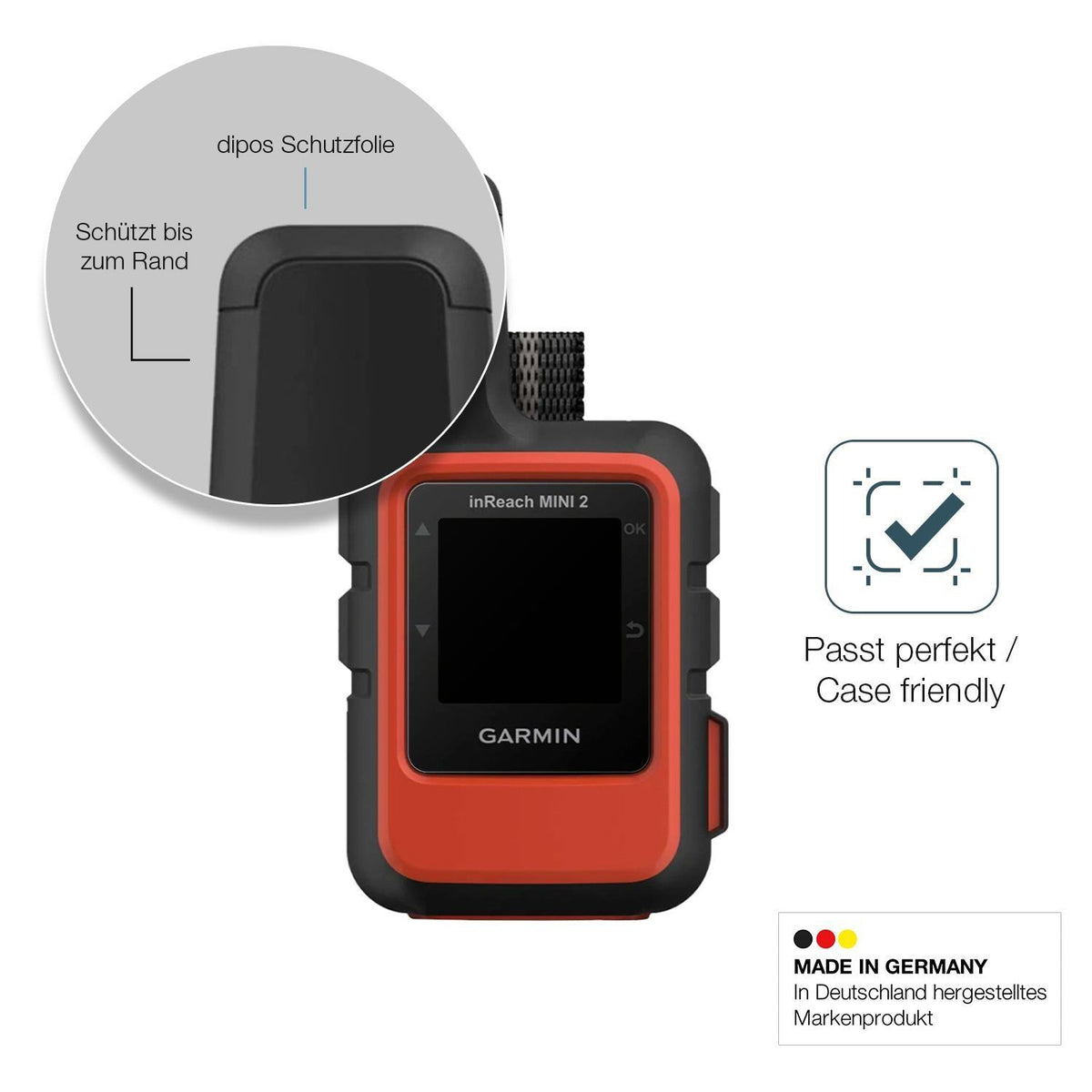 2x 9H Schutzfolie matt für Garmin inReach Mini 2 P (6)
