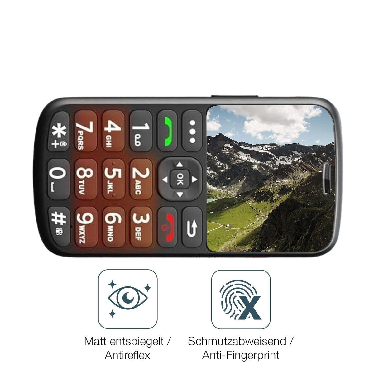 4x Schutzfolie matt für Sweetlink S3PLUS 4G Displa (4)