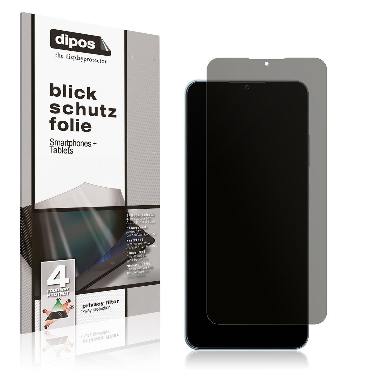 Blickschutzfolie für Blackview Wave 8c matt Schutz (1)