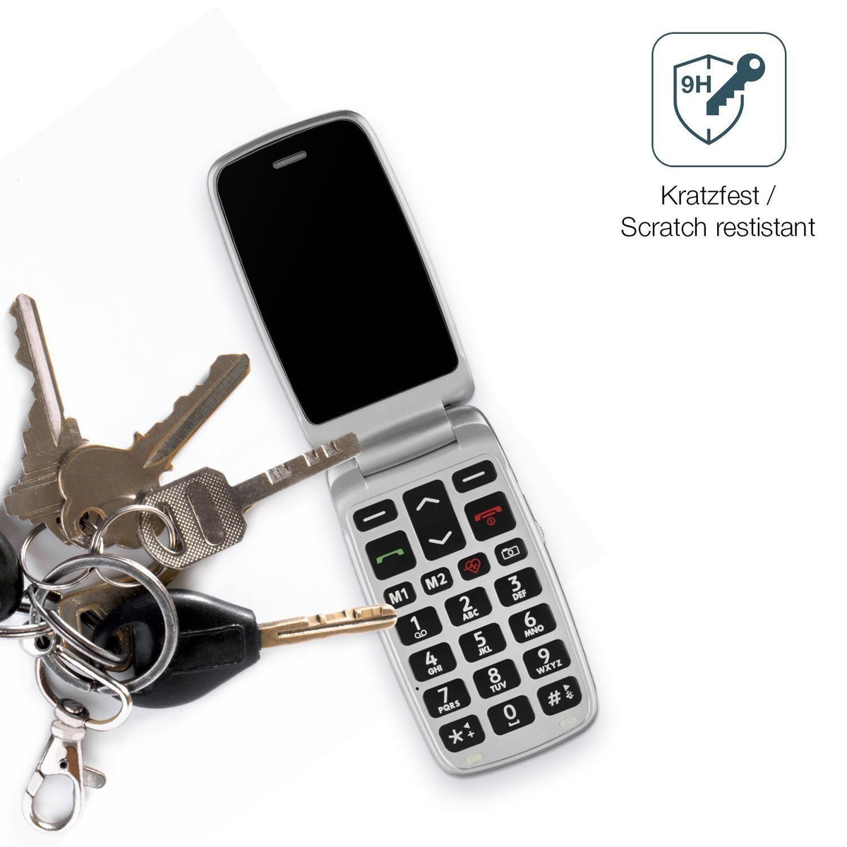 2x 9H Schutzfolie matt für Doro Primo 360014 Panze (3)